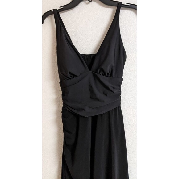 Women's Magicsuit Black Convertible Swim Dress Adjustable Straps Size 4 - Picture 9 of 13